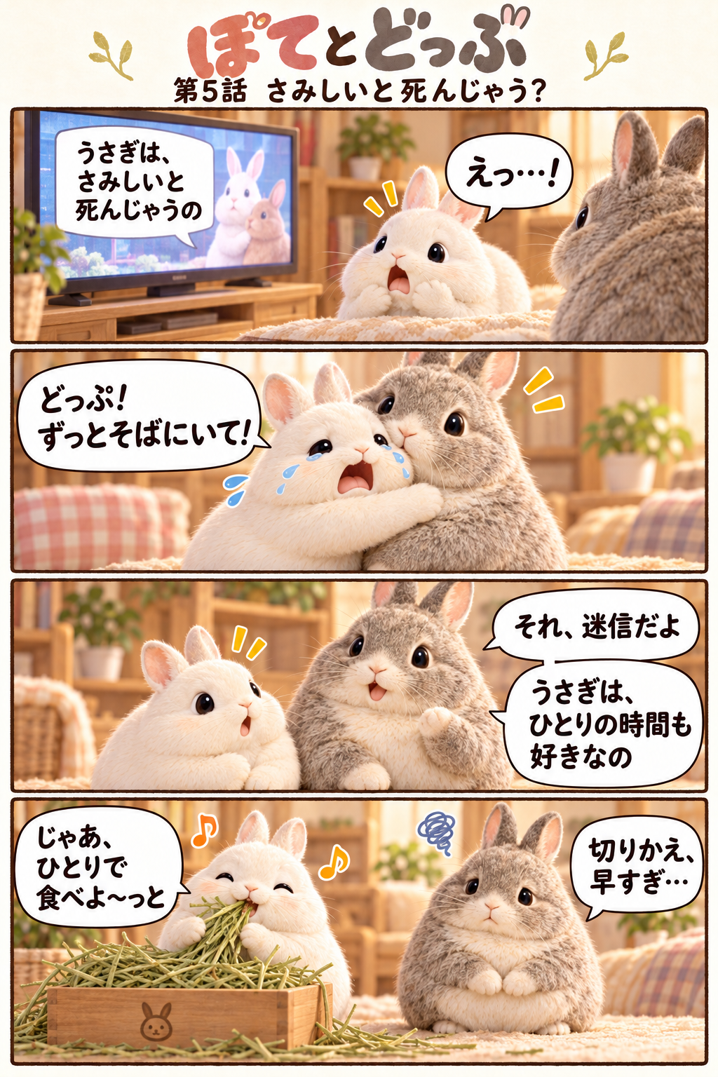 第5話 さみしいと死んじゃう?の表紙